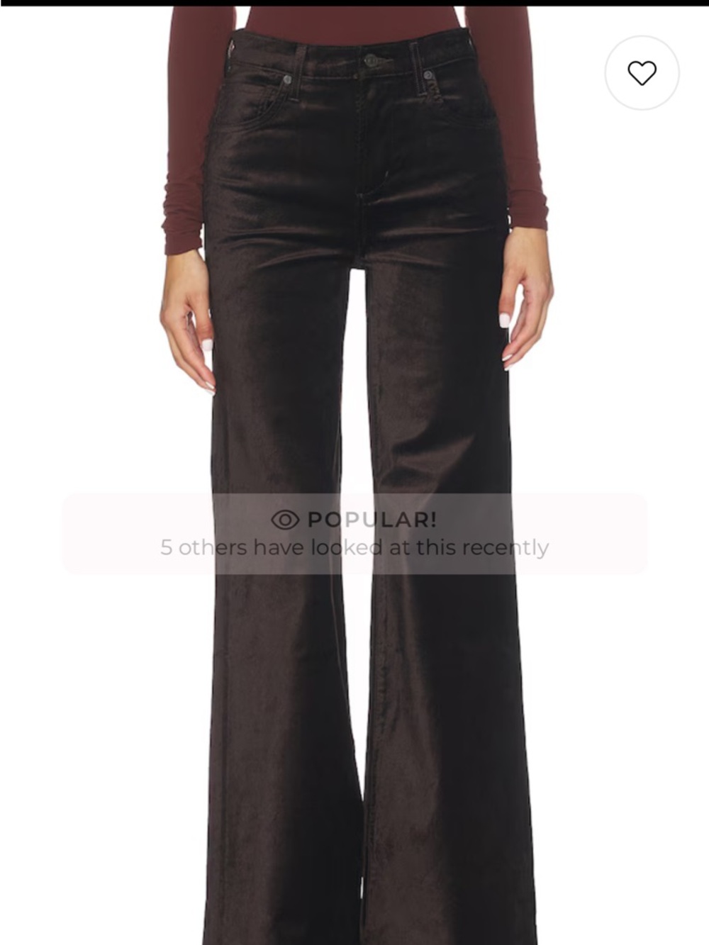 Kimberly 70's Flare in Espresso
Citizens of Humanity